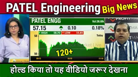Patel Engineering Share Price Target 2030. Since this is a penny stock and in in long term it is often seen that this type of share has underperformed. According to its historical data, the lowest Patel Engineering share price target 2030 will be INR 198.84 while the highest price can be INR 340.88. This forecast has been made by analyzing its ...